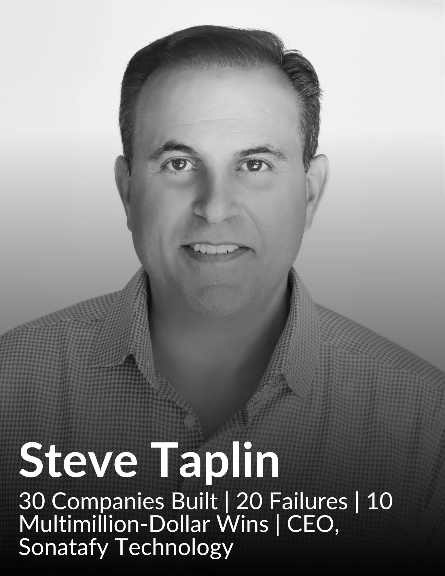 Steve Taplin, founder and CEO of Sonatafy Technology